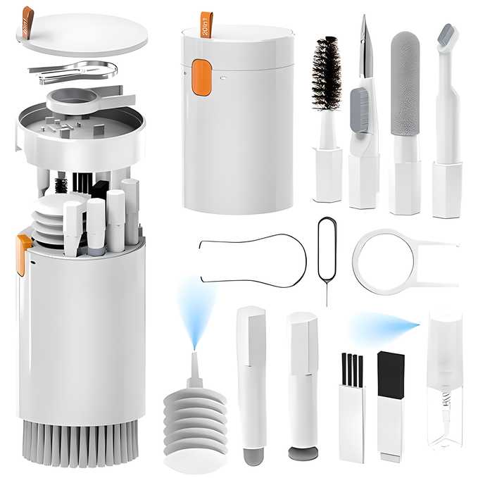 20-in-1 Electronic Cleaning Kit – Complete Airpods & Gadget Cleaner with Vacuum, Brushes & More