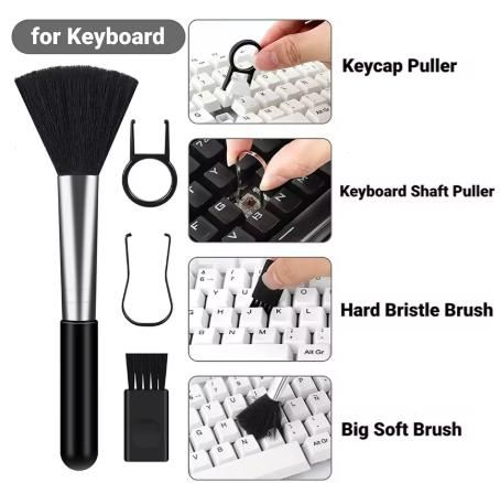 18-in-1 Multifunctional Cleaner Brush Kit – Laptop, Keyboard & Earphone Cleaning Tool