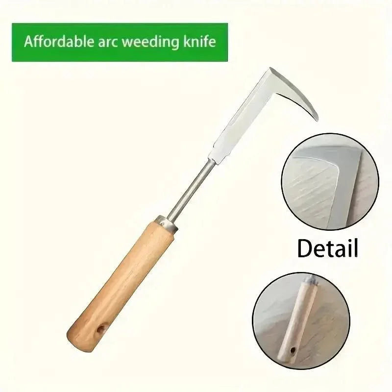 Stainless Steel Handheld Weed Puller - Manual Garden Weeder Tool
