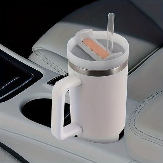 1.2L Vacuum Tumbler with Lid & Straw – Stainless Steel, Leak-Proof