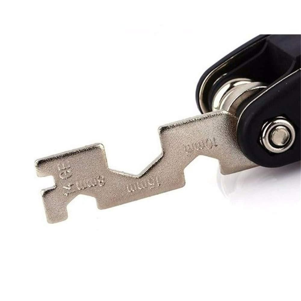 15-in-1 Multipurpose Bicycle Tool Kit - Portable Wrench & Hex Key Set