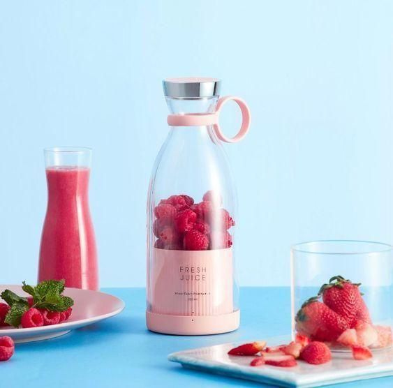 Multifunction Portable Mini Juice Blender – USB Rechargeable & Power Bank for Smoothies and Travel