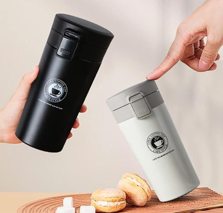 380ML Vacuum Suction Thermos Mug – Leak-Proof Stainless Steel