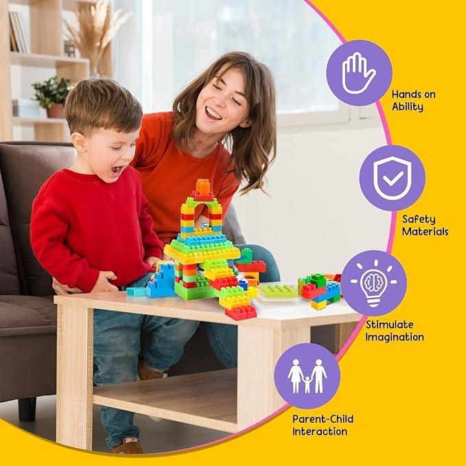Building Blocks Puzzle Game for Kids – Educational Toy with Storage Box | 300g