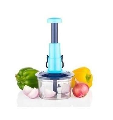 Manual Fruit & Vegetable Chopper – Hand-Powered Stainless Steel Blades | Compact Kitchen Cutter