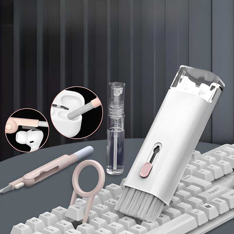 7 in 1 Electronic Cleaner Kit with Brush – Lightweight, Portable Cleaning Pen for Earbuds & Electronics