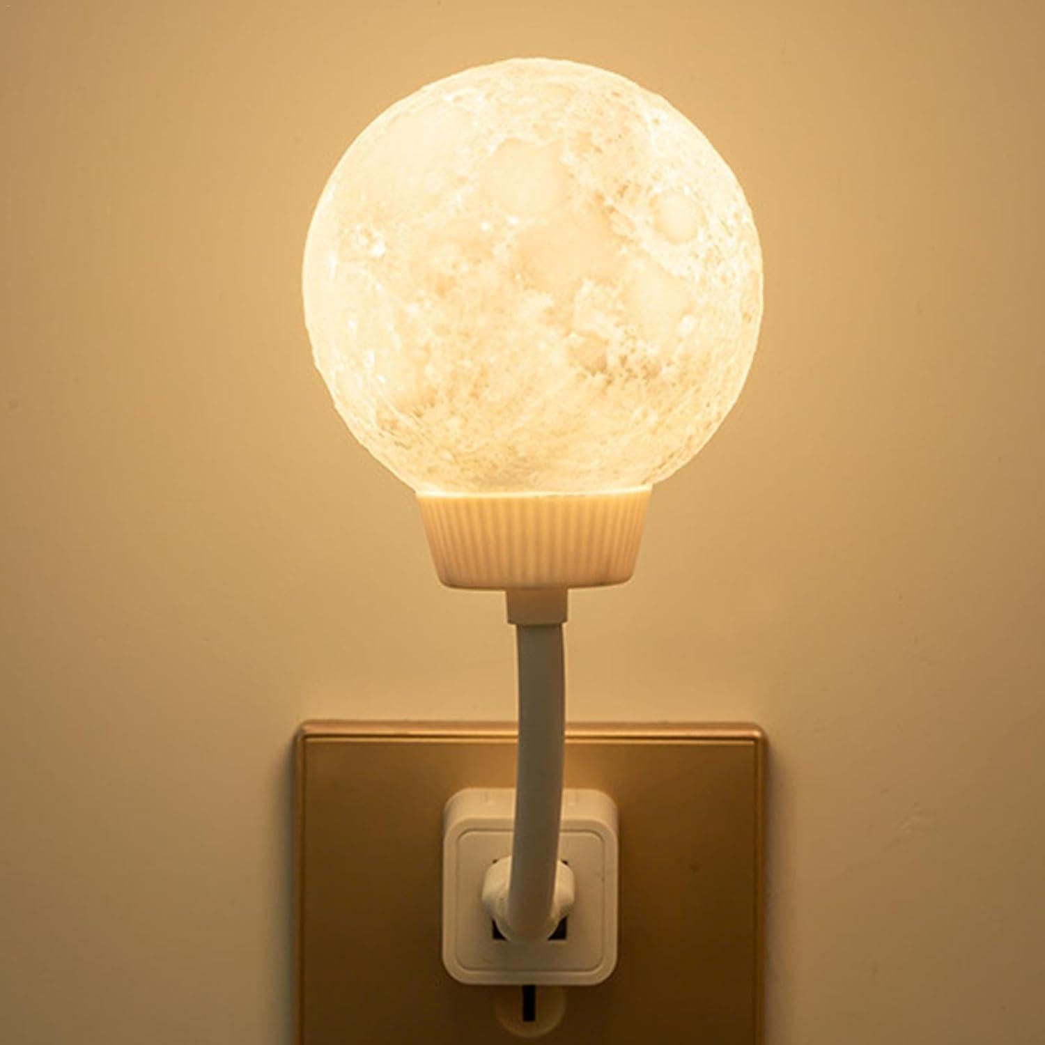 Moon Lights for Bedroom | Moon LED Night Light - Lamp for Home Office - 1 Pcs