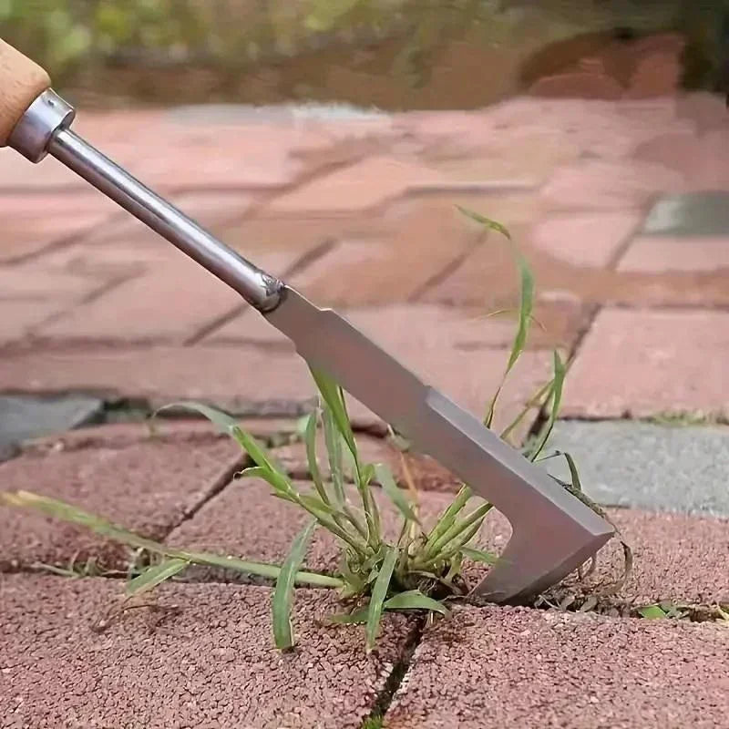 Stainless Steel Handheld Weed Puller - Manual Garden Weeder Tool