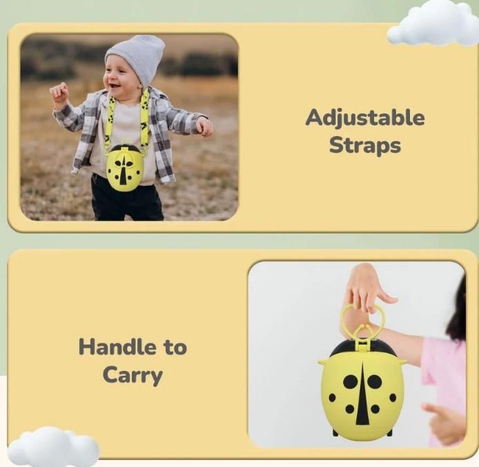 Beetle Baby Straw Sipper – Leak-Proof, BPA-Free & Adjustable Straps