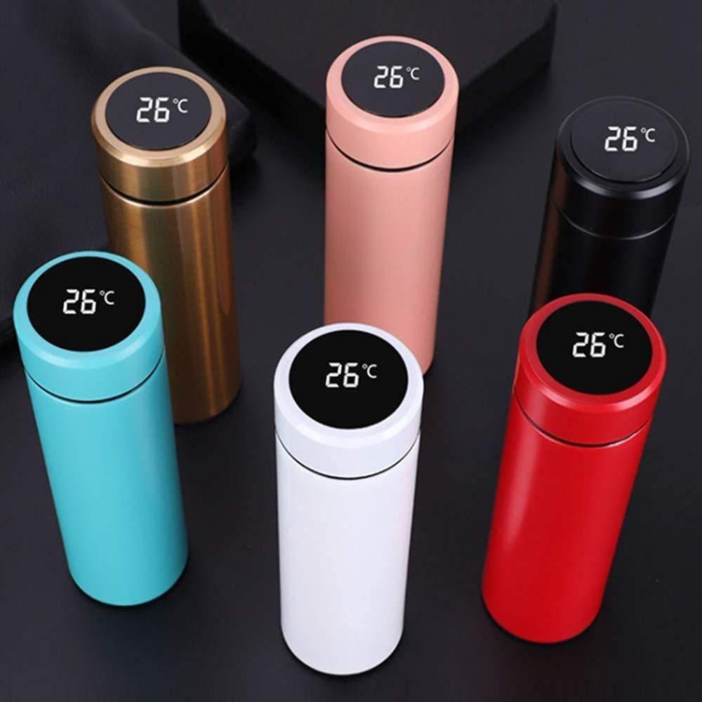 Smart LED Temperature Display Vacuum Flask - Insulated Hot & Cold Bottle