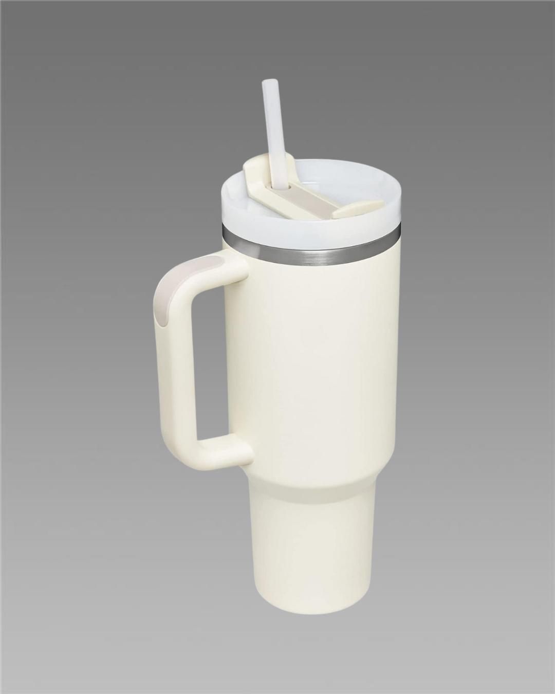1.2L Vacuum Tumbler with Lid & Straw – Stainless Steel, Leak-Proof
