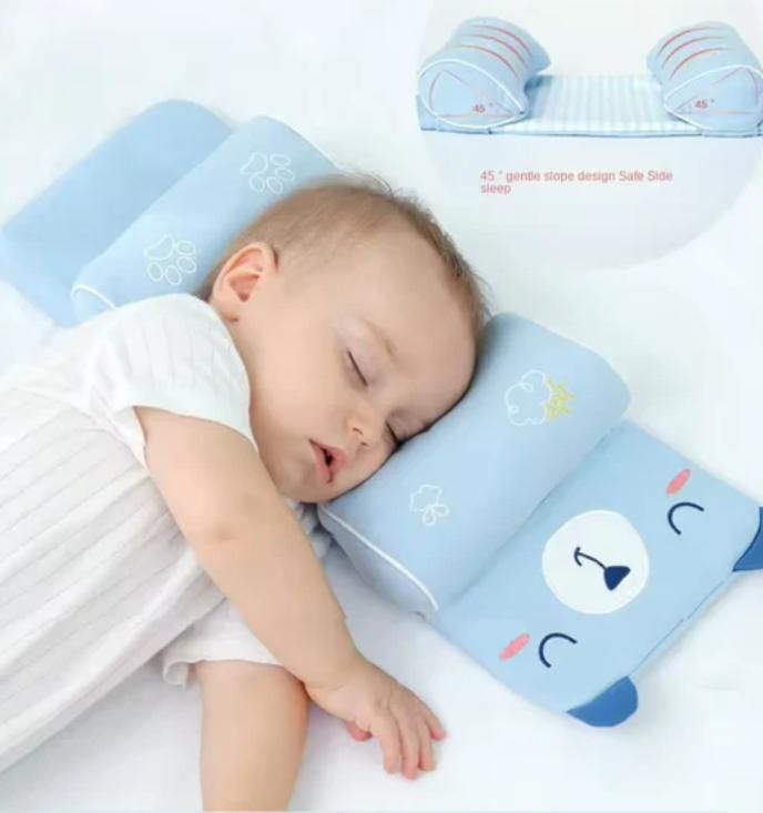 Baby Shaping Head Support Pillow - Prevents Flat Head Syndrome (Random Color)