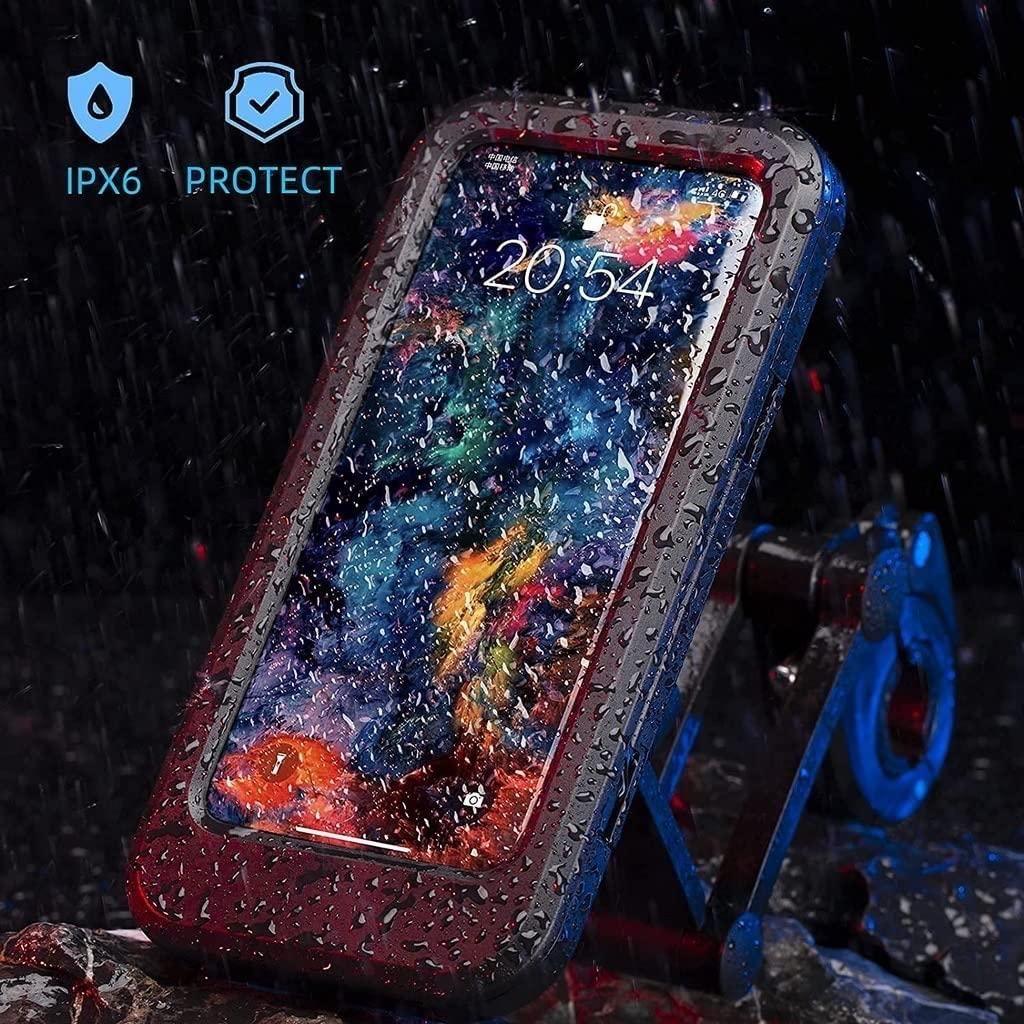 Universal 360° Rotation Bike Waterproof Cell Phone Holder with Touch Screen