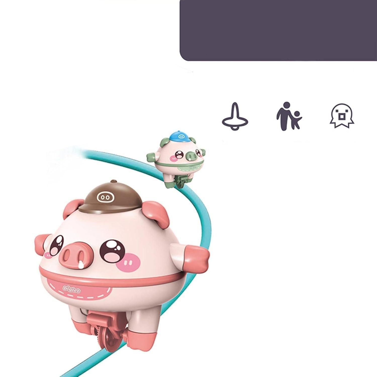 Tightrope Walking Tumbler Pig Toy for Kids – Balancing Rope Toy