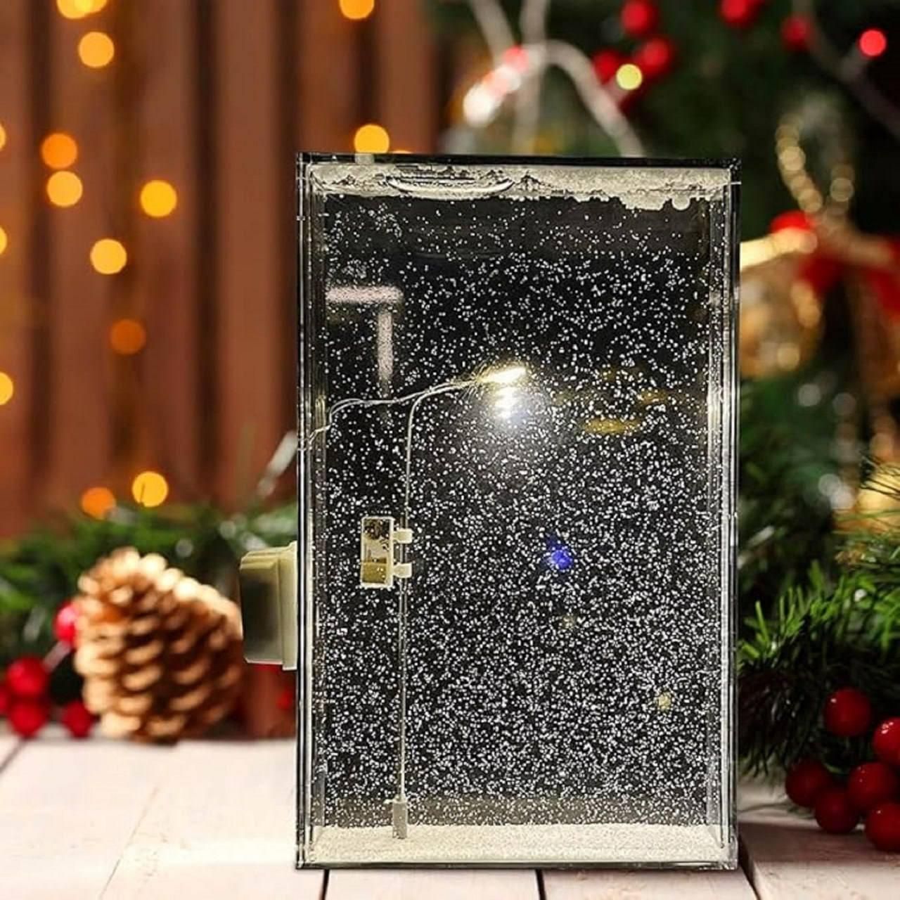 Snow Scene Light Street Lamp – Romantic Winter-Themed DIY Night Light