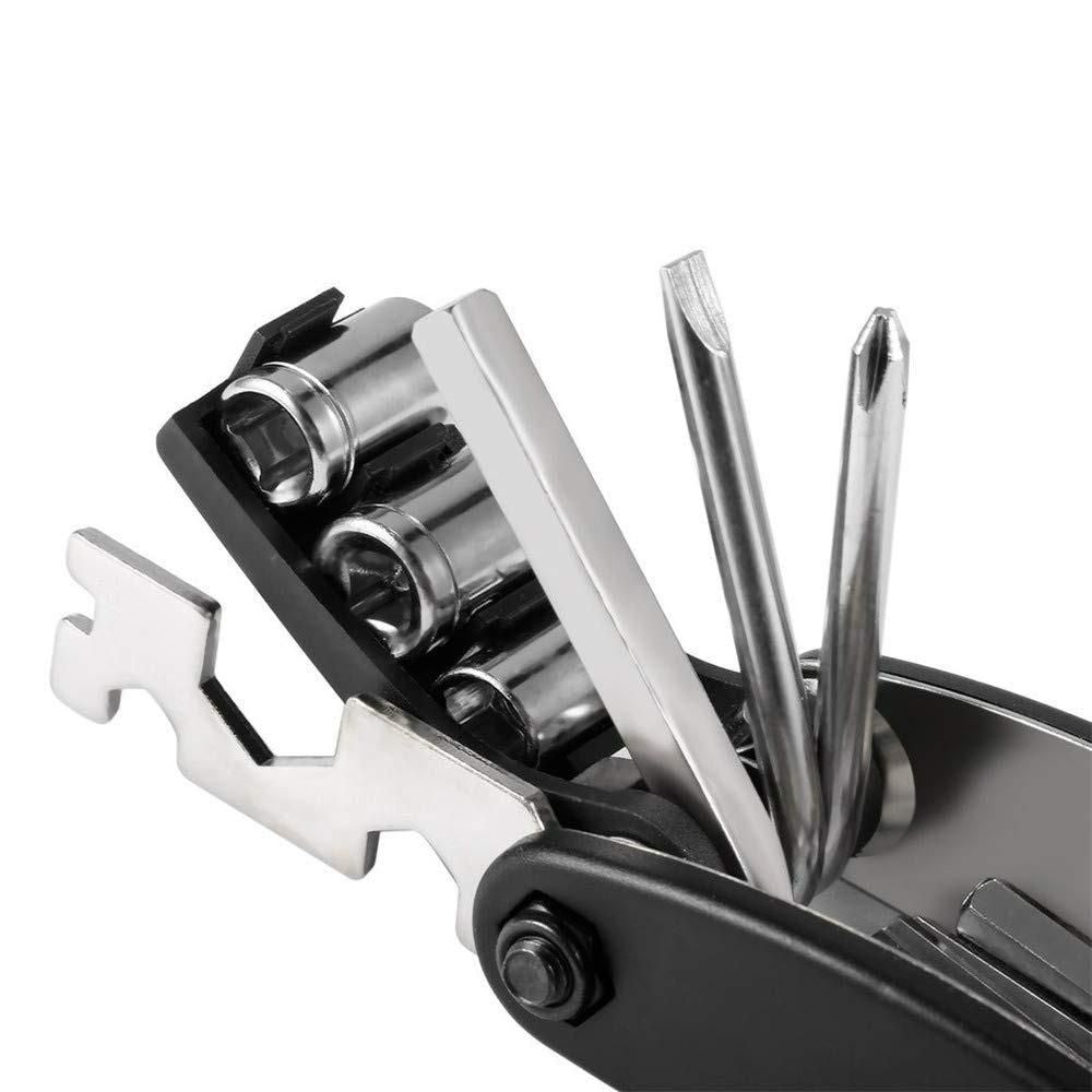 15-in-1 Multipurpose Bicycle Tool Kit - Portable Wrench & Hex Key Set