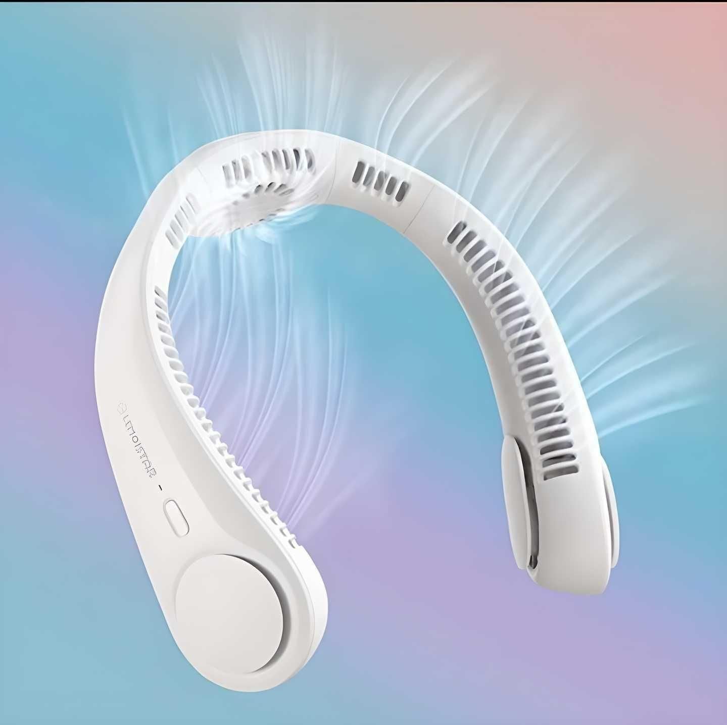 Bladeless Hanging Neck Fan – Portable & Rechargeable Personal Cooling Device | Assorted Color
