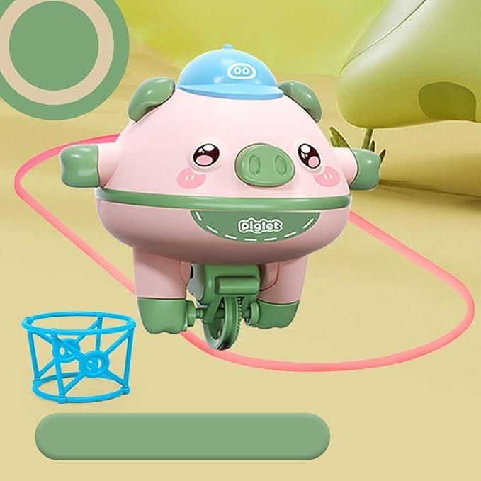 Tightrope Walking Tumbler Pig Toy for Kids – Balancing Rope Toy