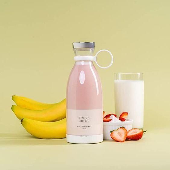 Multifunction Portable Mini Juice Blender – USB Rechargeable & Power Bank for Smoothies and Travel