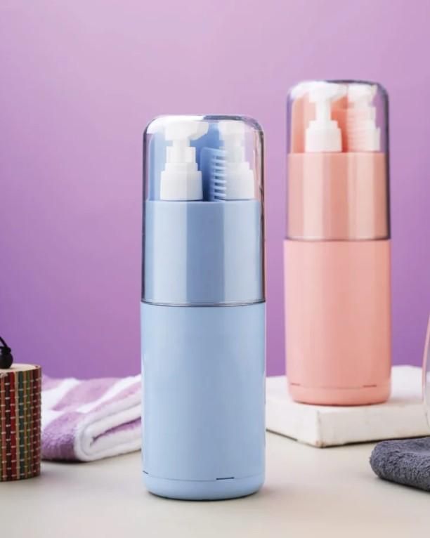 6-in-1 Portable Travel Kit - Leakproof Toothbrush, Dispenser & Essentials
